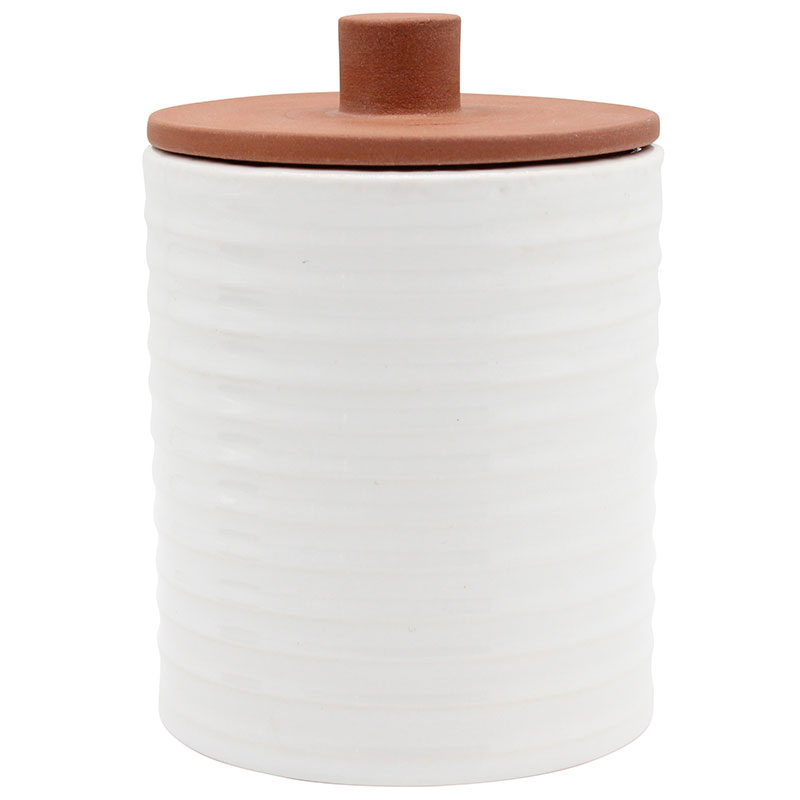 Swirl Jar with Terracotta Lid - Image 3