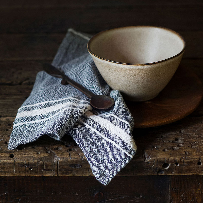 Striped Contemporary Napkins, Set of 4 - Image 3