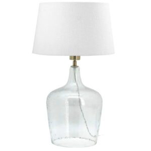 Rippled Glass Lamp Base