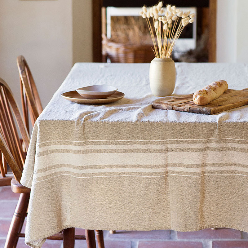 Striped Contemporary Tablecloth