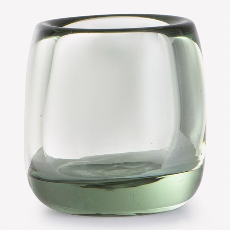 Recycled Glass Green Tealight