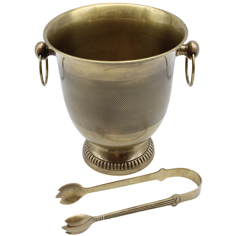 Brass French Ice Bucket - Image 4
