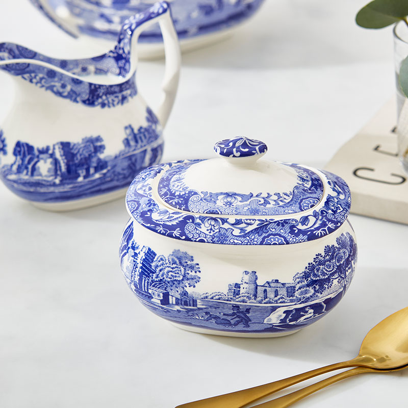 Blue Italian Sugar Box - Image 2