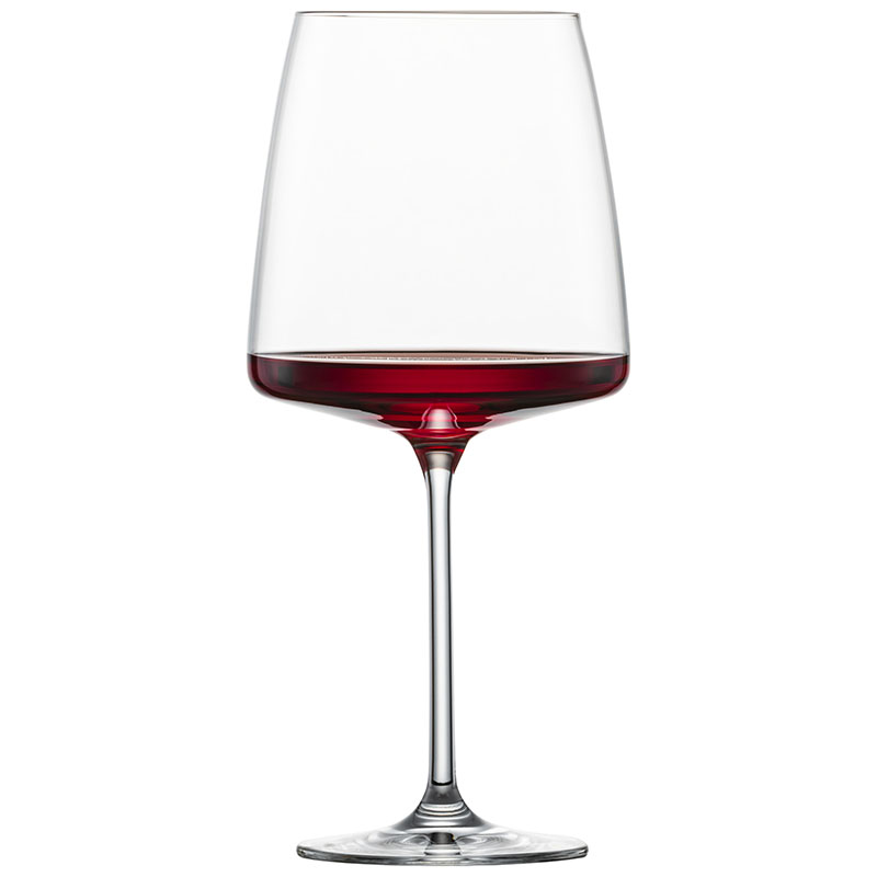 Vivid Burgundy Wine Glasses, Set of 2 - Image 2