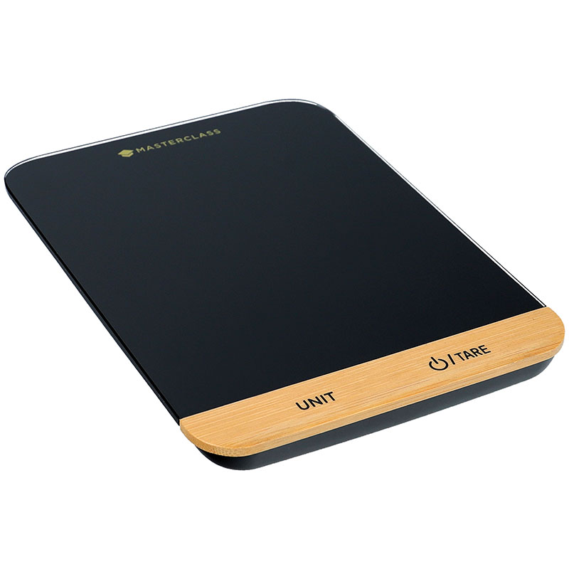 Black & Bamboo Digital Scale