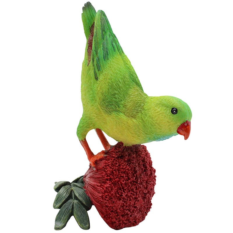 Lovebird on Flower