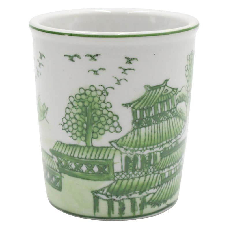 Green Delft Holder
