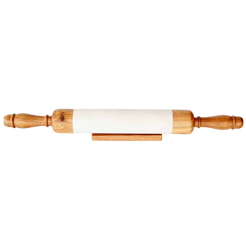White Marble Rolling Pin