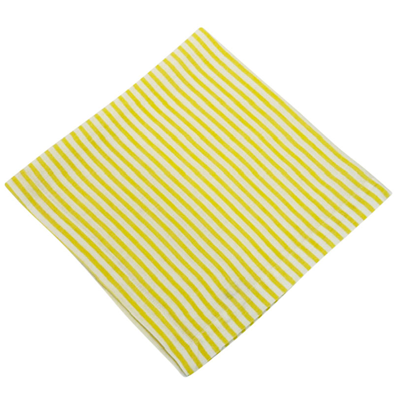 Yellow Stripe Napkin, Set of 4