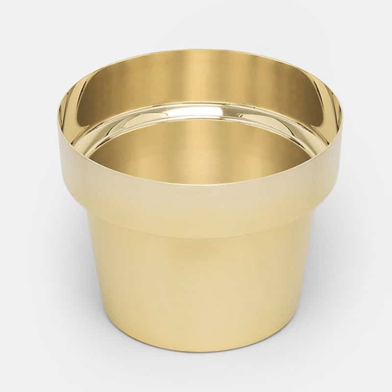 Gold Flower Pot