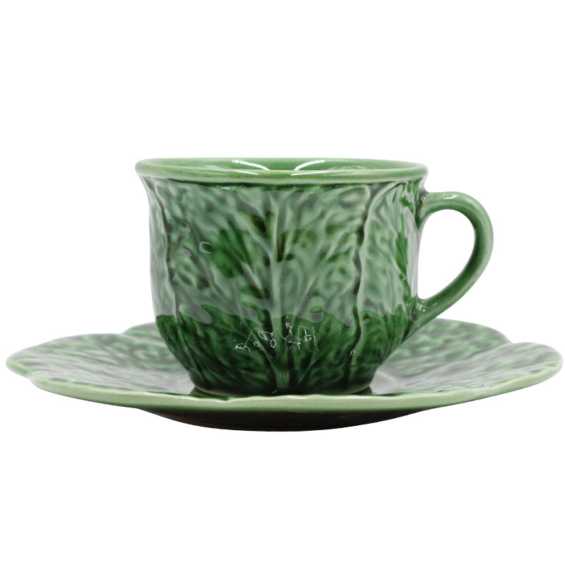 Cabbage Teacup & Saucer