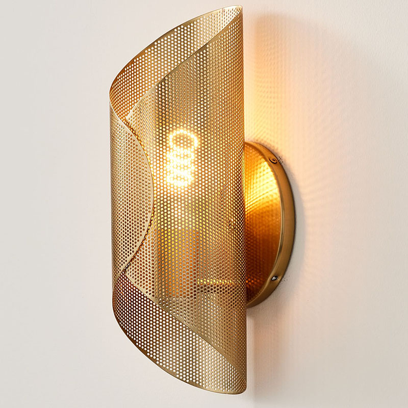 Folded Mesh Wall Light