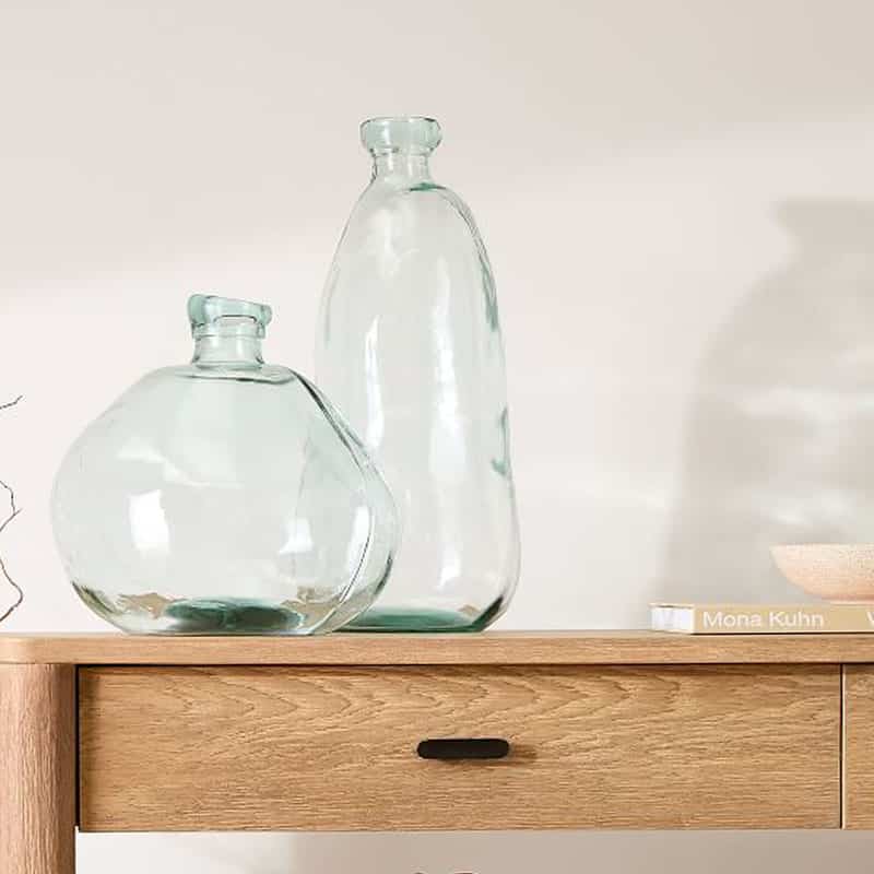 Organic Recycled Glass Vase - Image 3