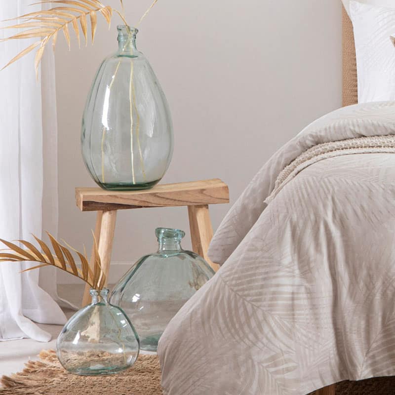 Organic Recycled Glass Vase - Image 2