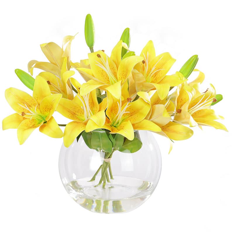 Yellow Lily Arrangement