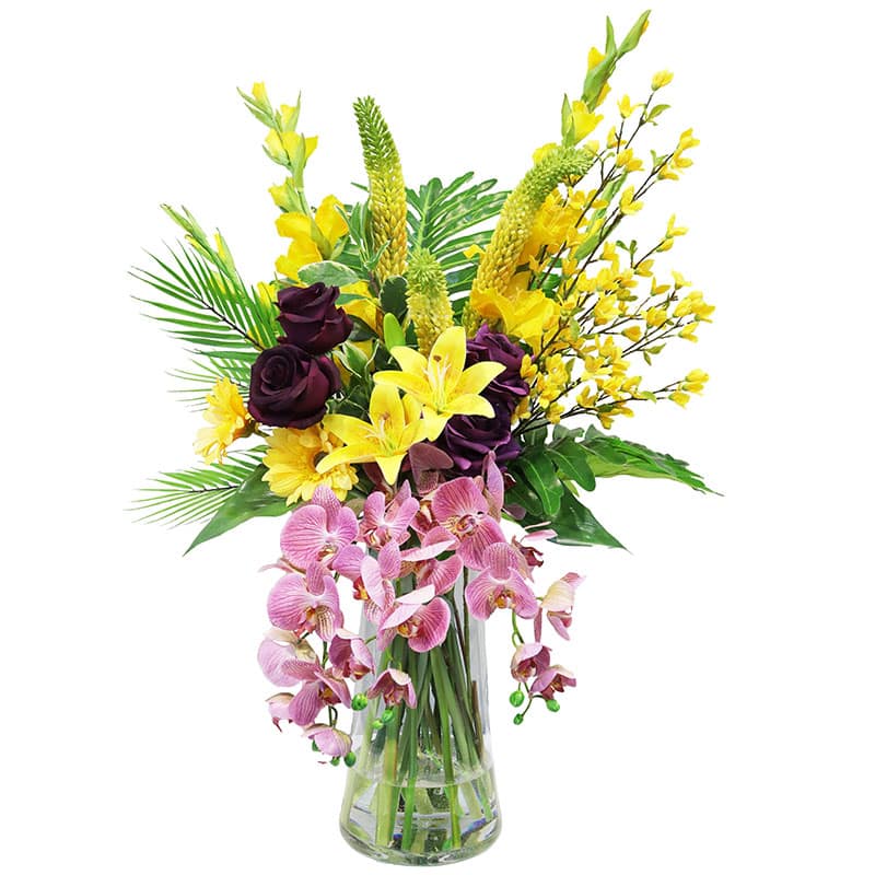 Lily, Gladiolus & Orchid Arrangement