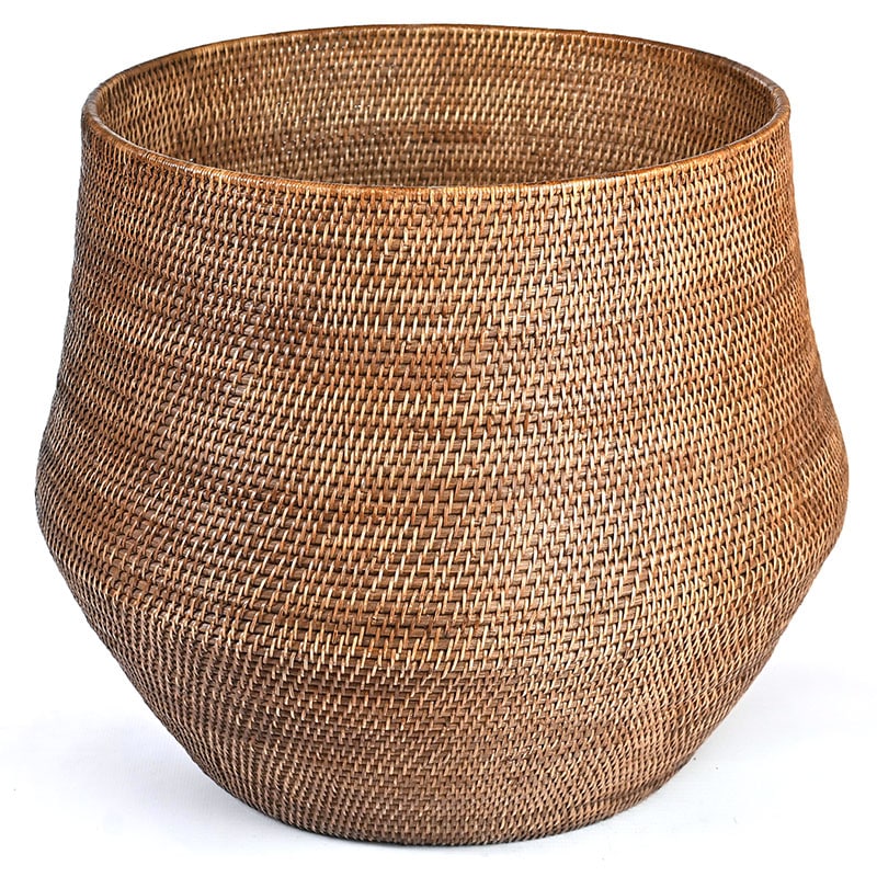 Rattan Belly Laundry Basket