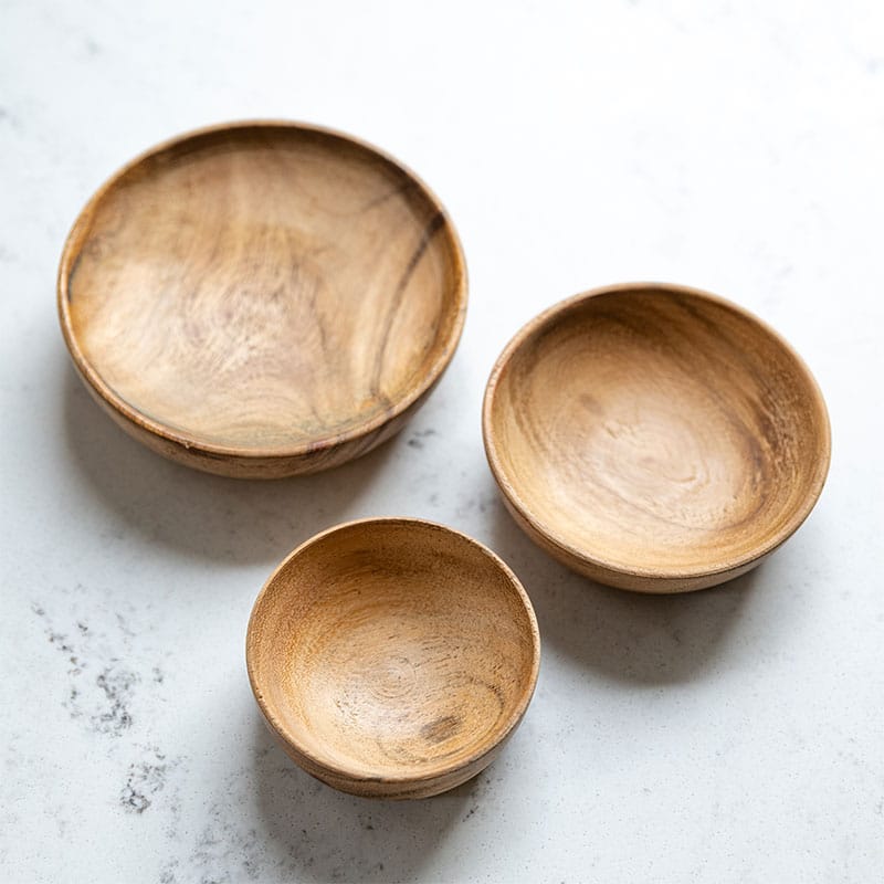 Artesa Wooden Bowl, Set of 3 - Image 3