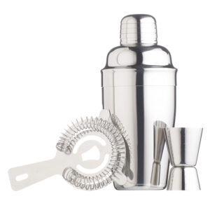 Bar Craft Deluxe Three Piece Cocktail Set