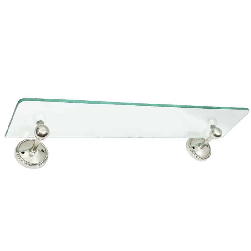 Pewter Beaded Glass Shelf