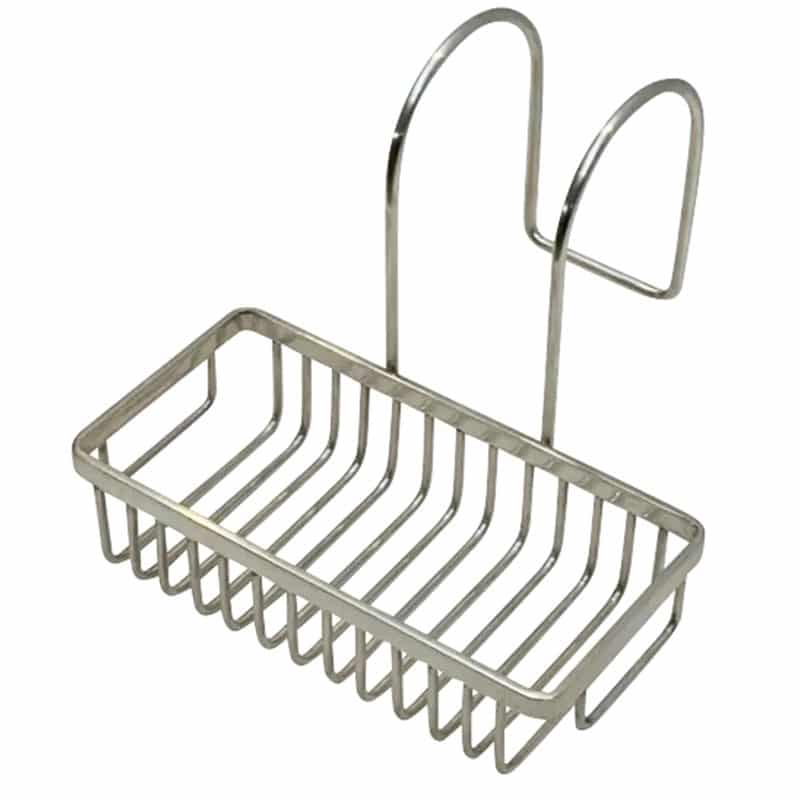 Silver Bath Side Caddy
