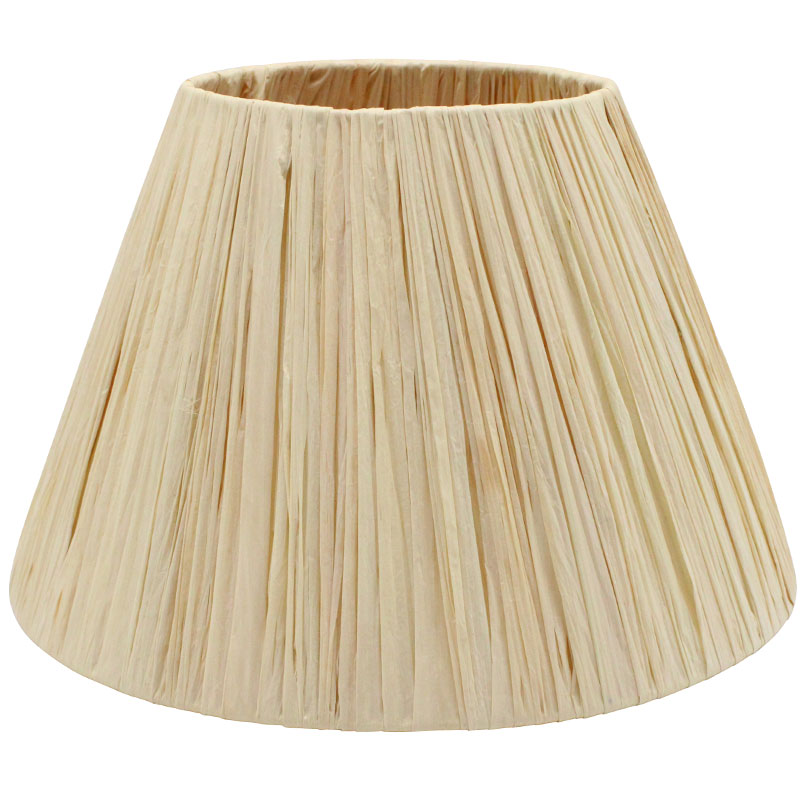 Conical Raffia Shade
