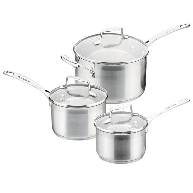 Impact 3pc Saucepan Set