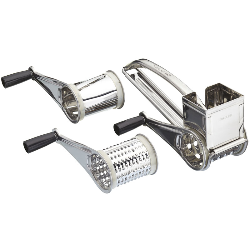 Rotary Grater With Three Drums