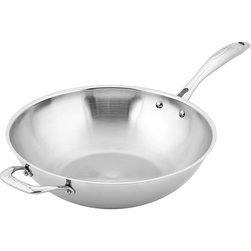 Stainless Steel Wok, 32cm