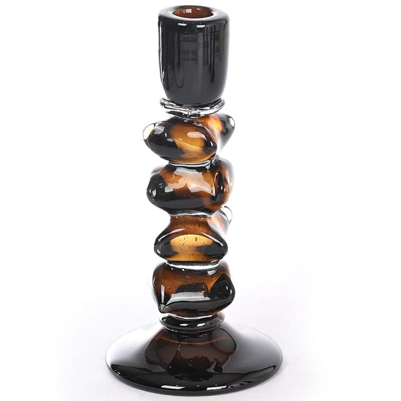 Classic Glass Small Dinner Candle Holder