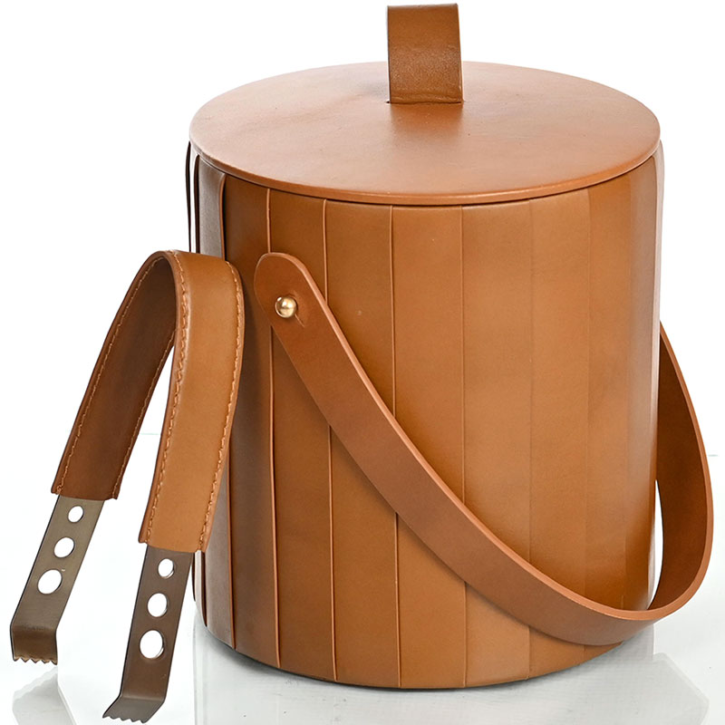 Bespoke Home - Luxe Leather Ice Bucket