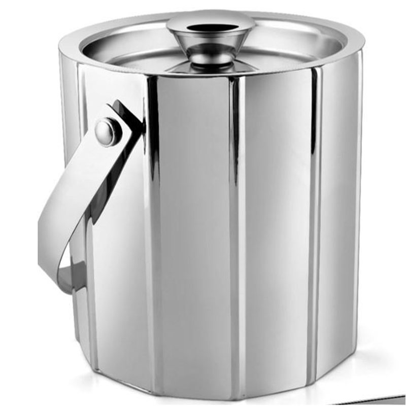 Tiara Ice Bucket with Ribbed Pattern