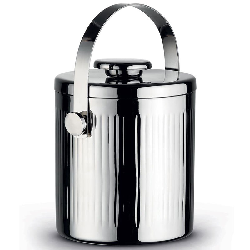 Tiara Ice Bucket with Vertical Lines