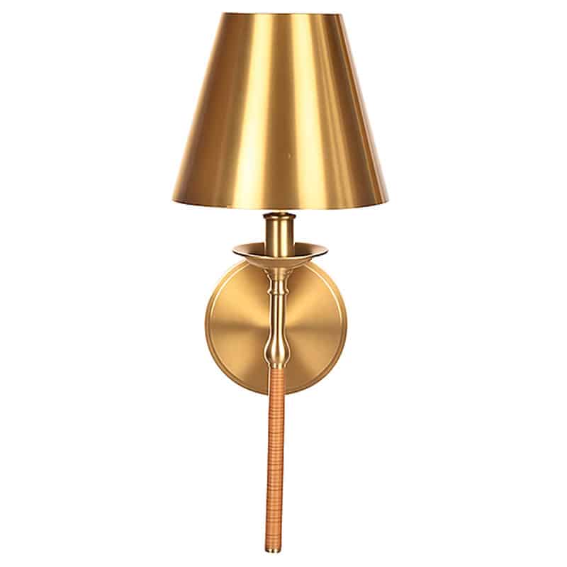 Solara Rattan Wall Sconce