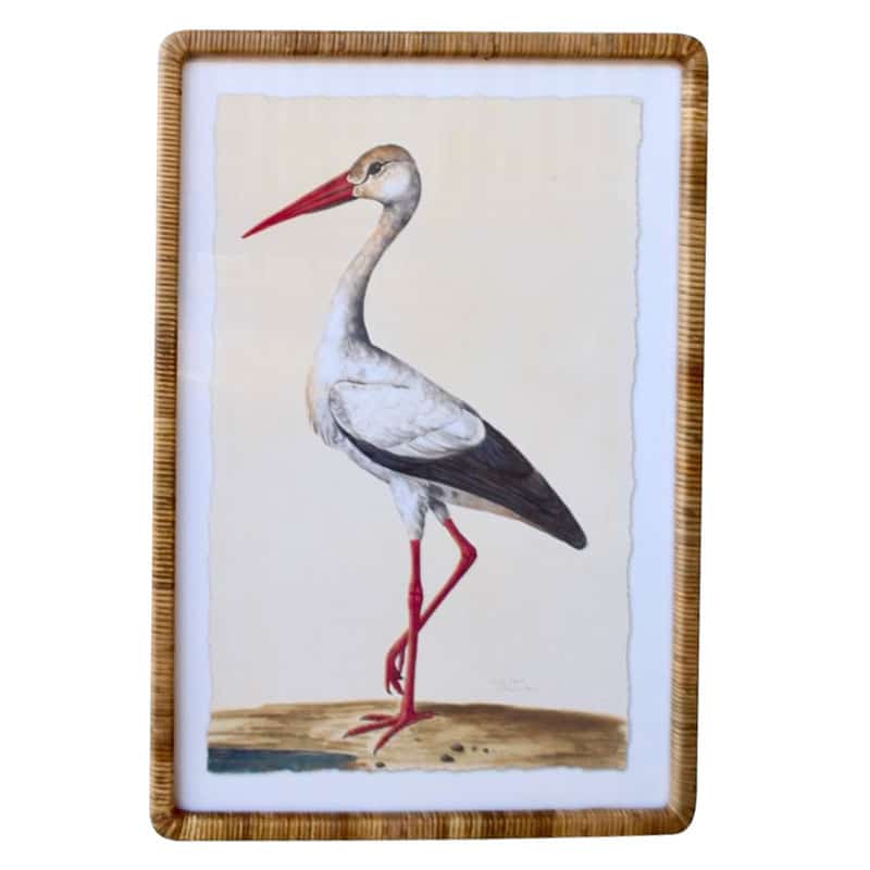 Stork Artwork Cane Frame