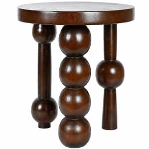 3-Leg Wooden Side Table