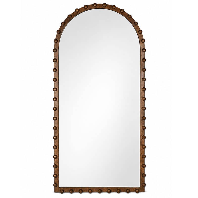 Antique Bobble Floor Mirror