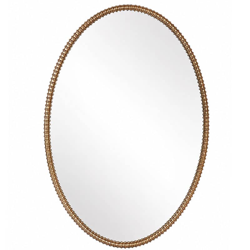 Antique Gold Oval Mirror