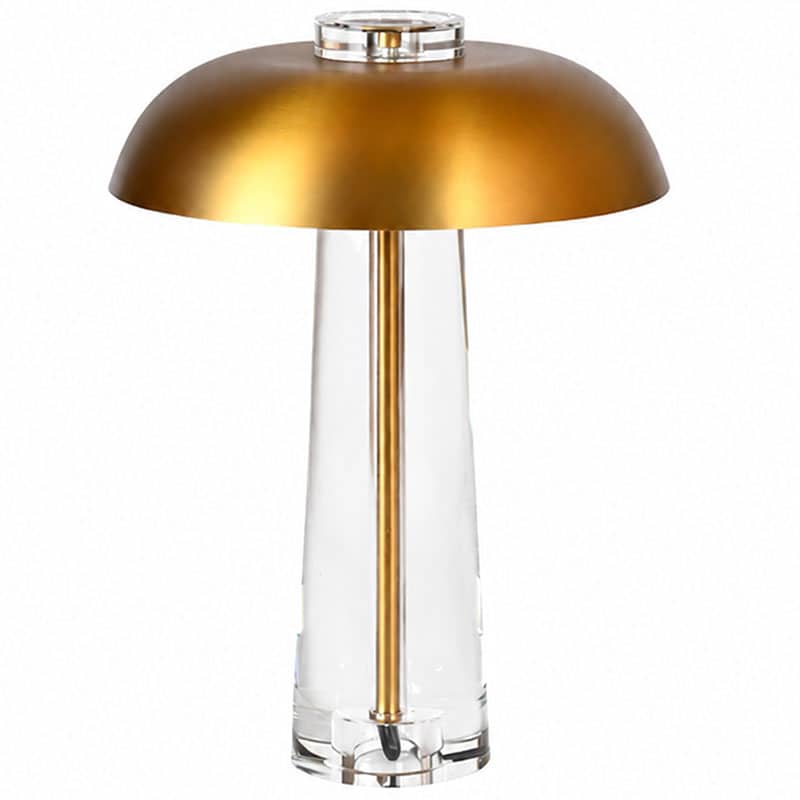 Crystal & Metal Table Lamp