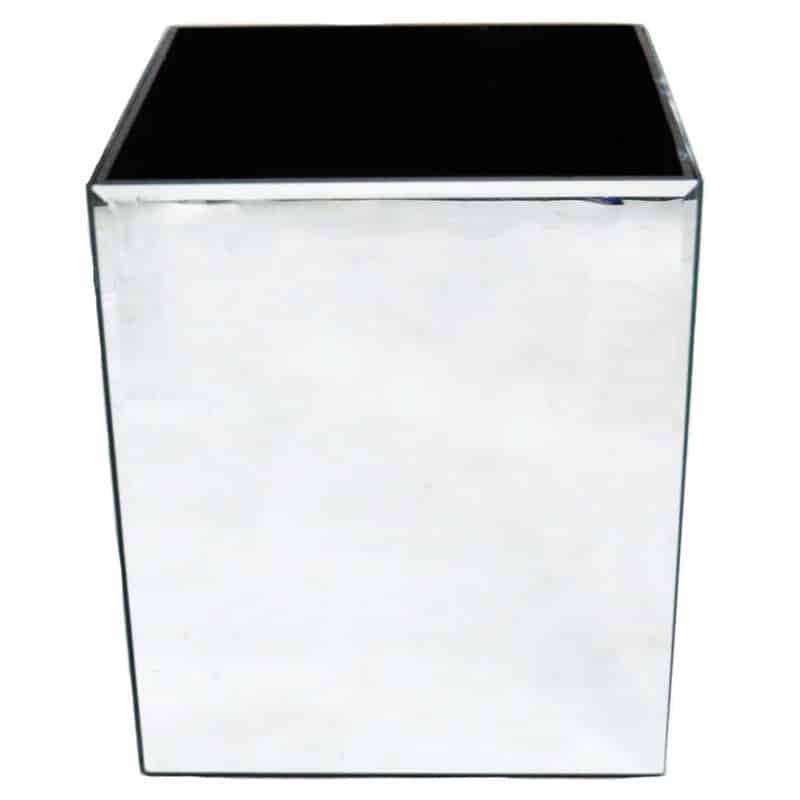 Bevelled Mirror Waste Bin