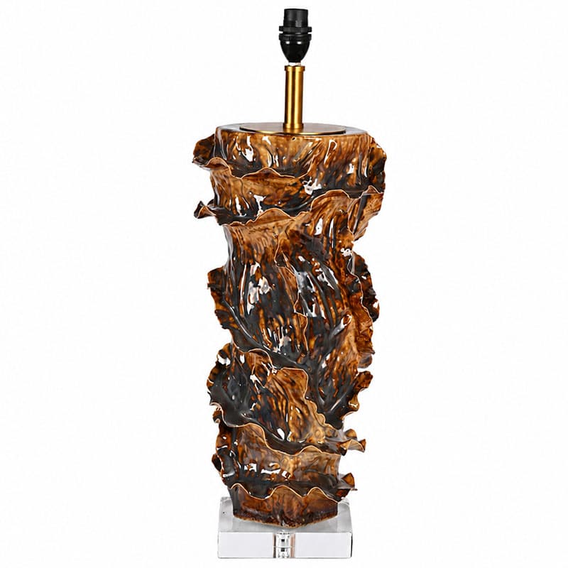 Organic Leaves Ceramic Table Lamp