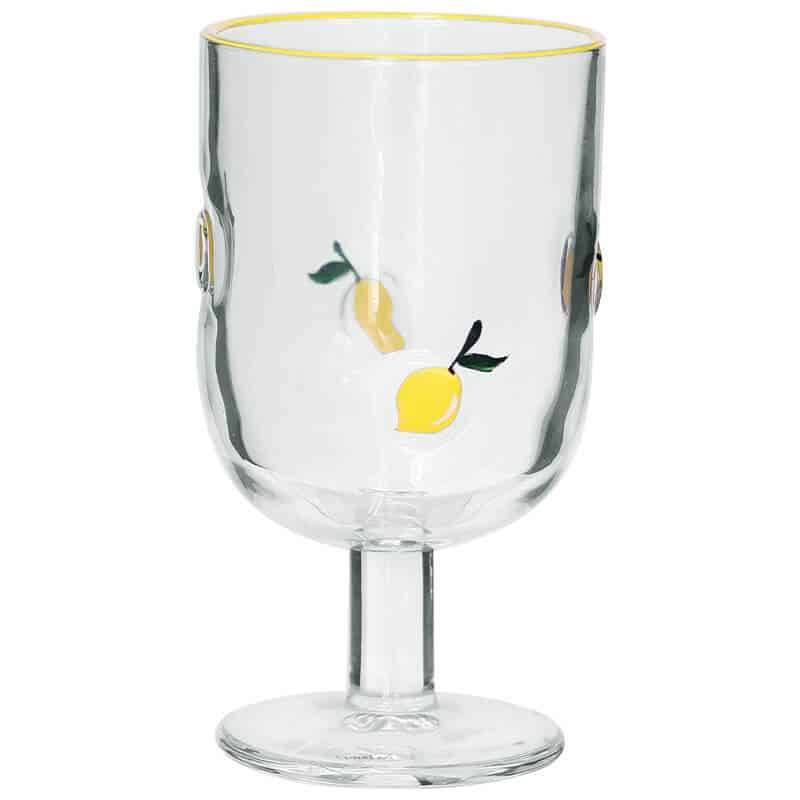 Lemon Wine Glass, Set of 6
