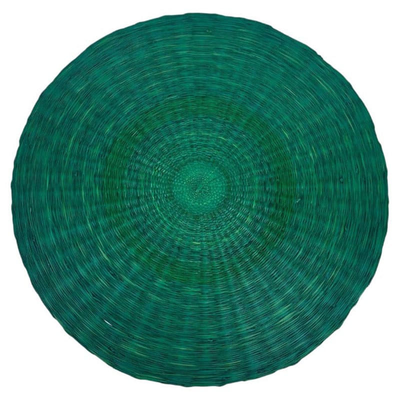 Emerald Green Raffia Placemat