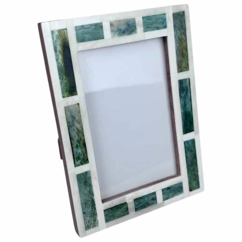 Green & Ivory Bone Frame