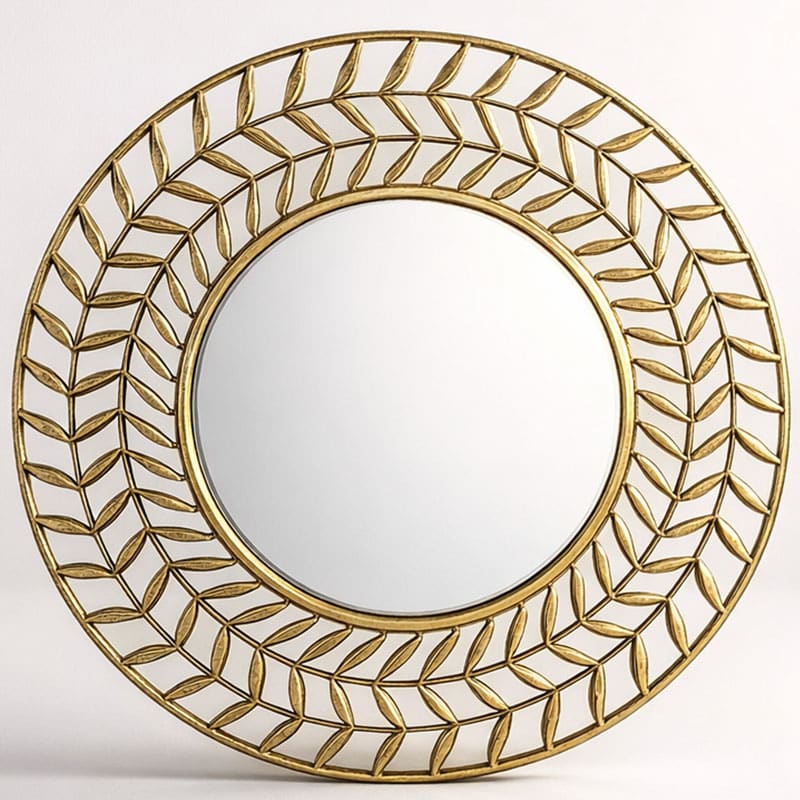 Leafy Gold Mirror