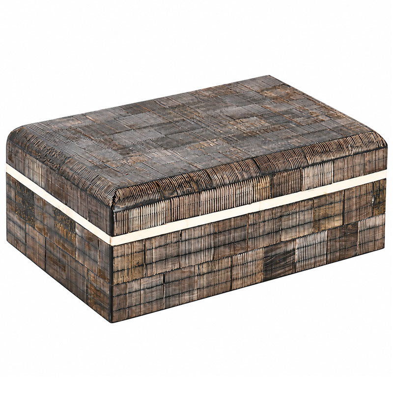 Bone Inlay & Shagreen Horn Box
