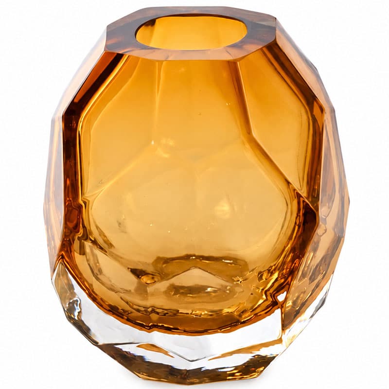Cut Glass Candle Holder