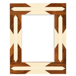 Resin & Wood Inlaid Frame
