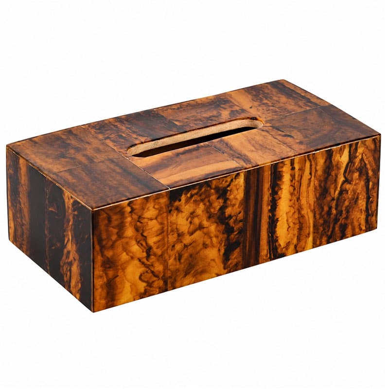 Marbled Resin Tissue Box