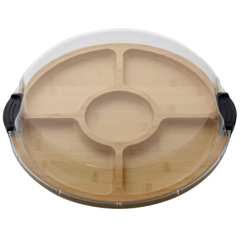 Build-a-Board Bamboo Lazy Susan